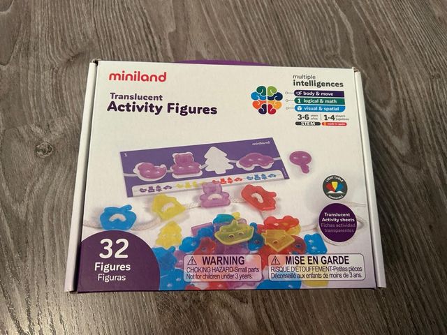 Miniland Figuras Actividad Translucidas