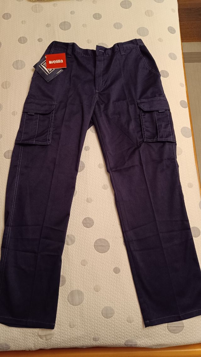 Pantalón azul marino largo Marca Velilla Talla 50