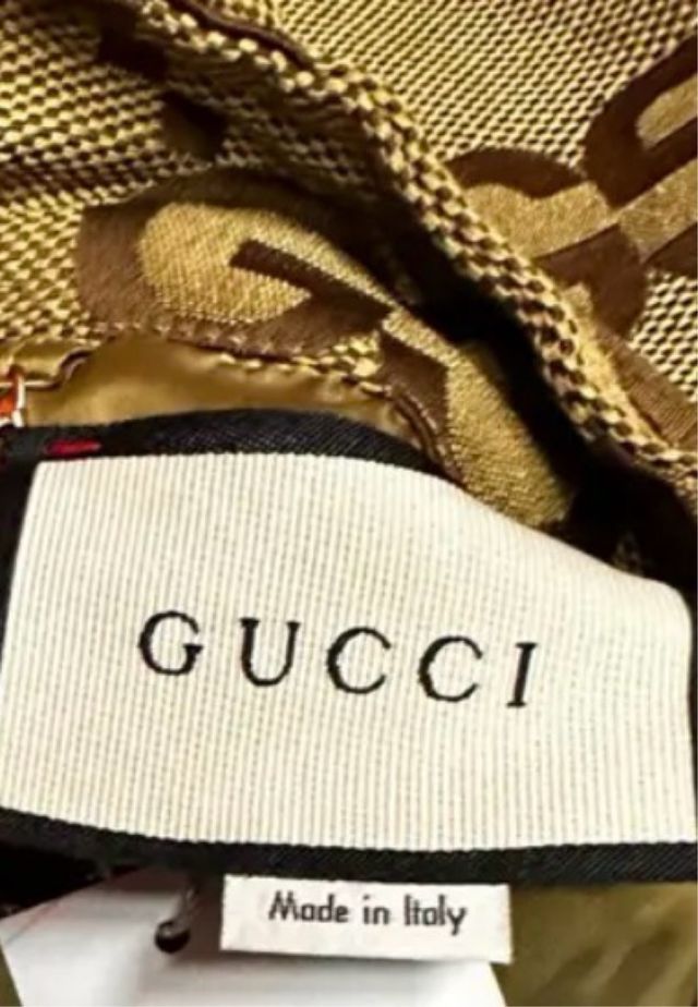 Chaqueta Gucci GG Monogram Beige y Marrón