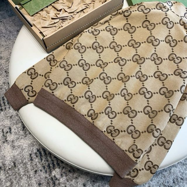 Chaqueta Gucci GG Monogram Beige y Marrón