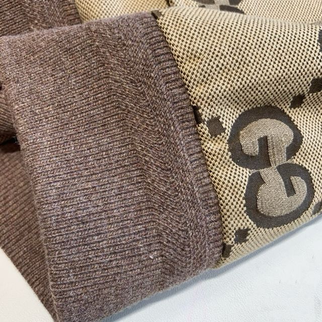 Chaqueta Gucci GG Monogram Beige y Marrón