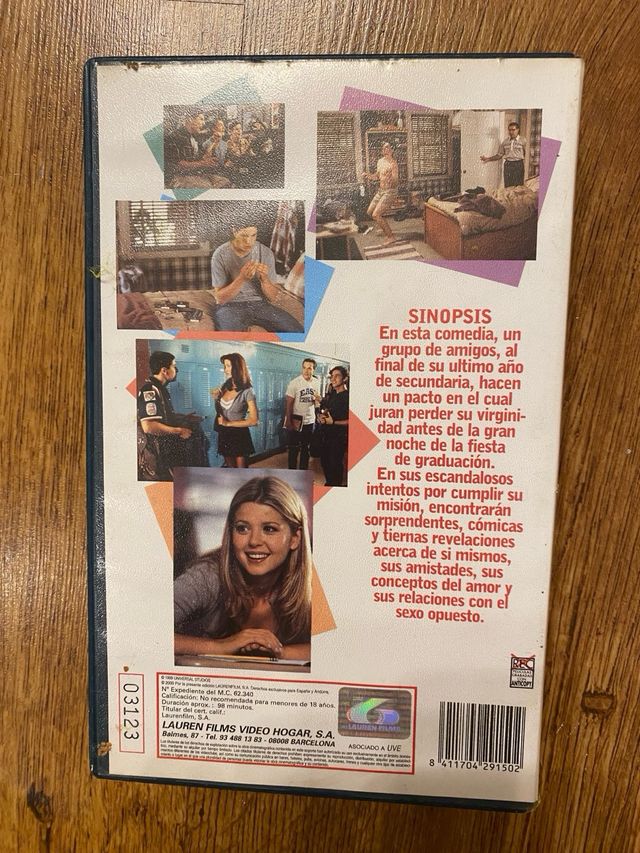 American Pie VHS Comedia Español