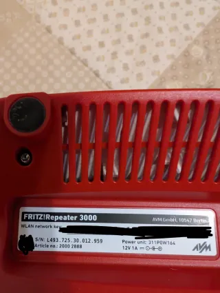 AVM FRITZ!Repeater 3000 Ripetitore Mesh Wi-Fi 5GHz