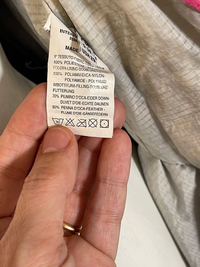 Abrigo Marithé François Girbaud Plumas Marrón