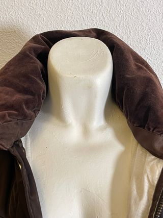 Abrigo Marithé François Girbaud Plumas Marrón