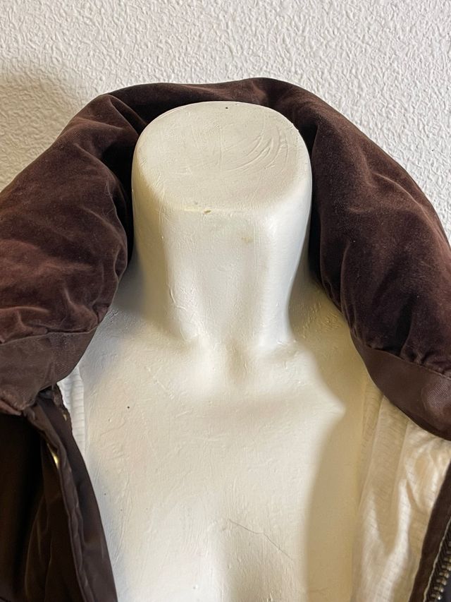 Abrigo Marithé François Girbaud Plumas Marrón