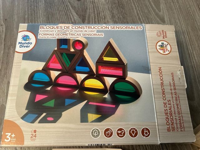 Bloques Construcción Sensoriales Mundo Diver
