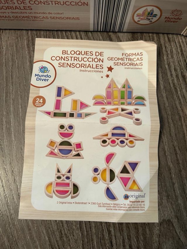 Bloques Construcción Sensoriales Mundo Diver