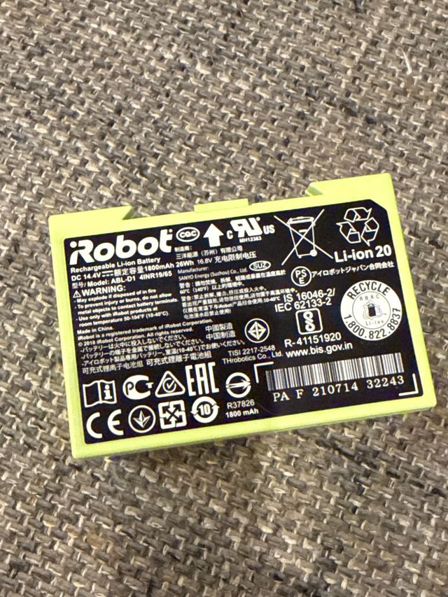 Batteria Li-ion 14.4V 1800mAh per iRobot Roomba