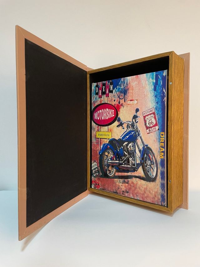 Caja Decorativa Libro Motorbike Dream