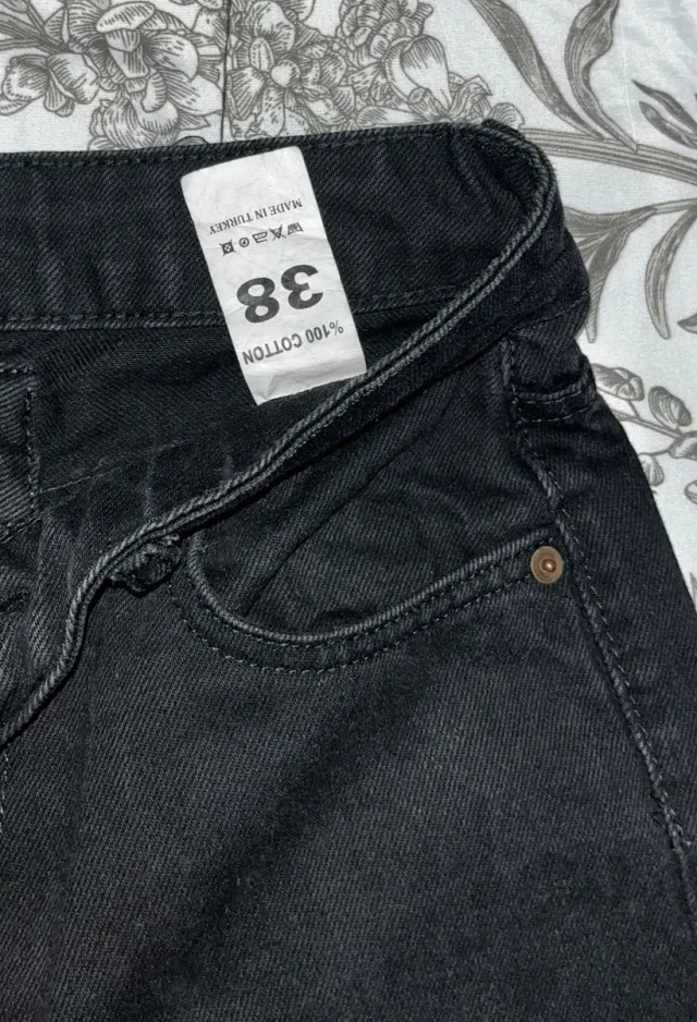 Pantalón ancho negro