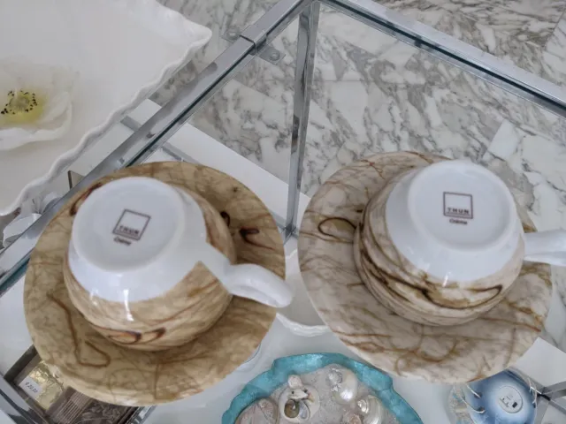 Set di 2 Tazze Tè/Latte Thun Nuove