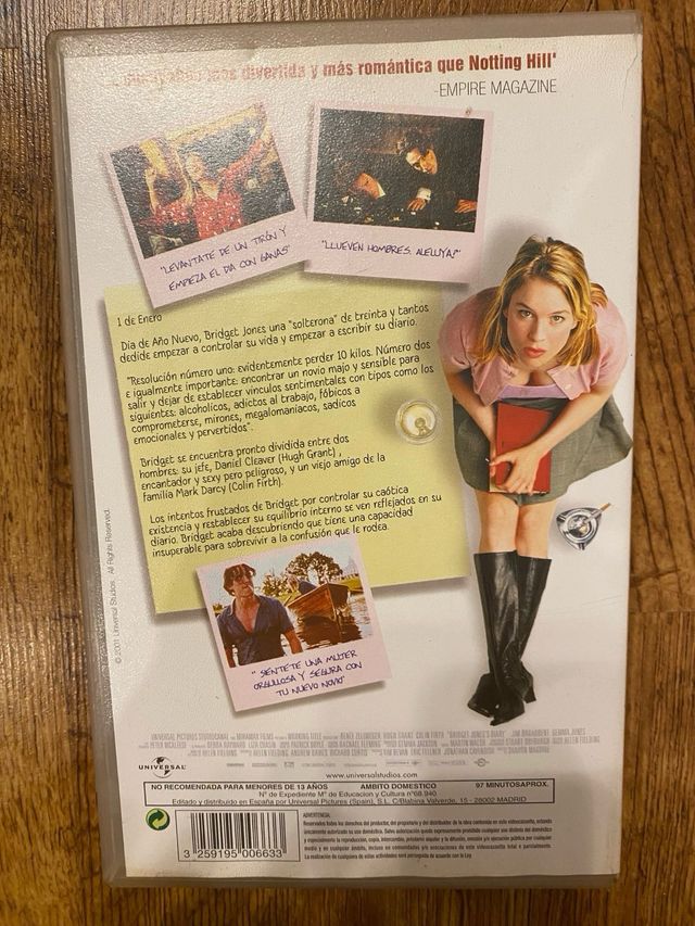 El Diario de Bridget Jones VHS