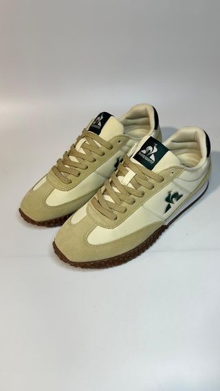 Le Coq Sportif Veloce Beige/Green - Size 43
