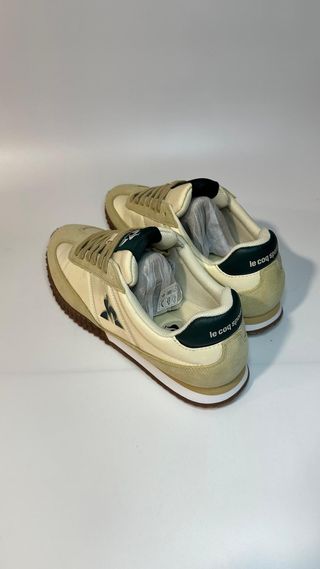 Le Coq Sportif Veloce Beige/Green - Size 43