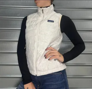 Gilet Patagonia donna bianco