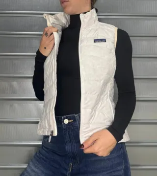 Gilet Patagonia donna bianco
