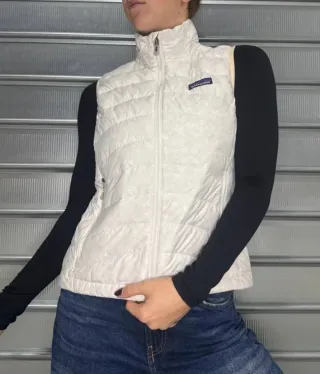 Gilet Patagonia donna bianco