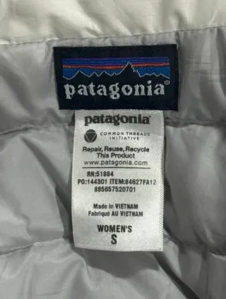 Gilet Patagonia donna bianco