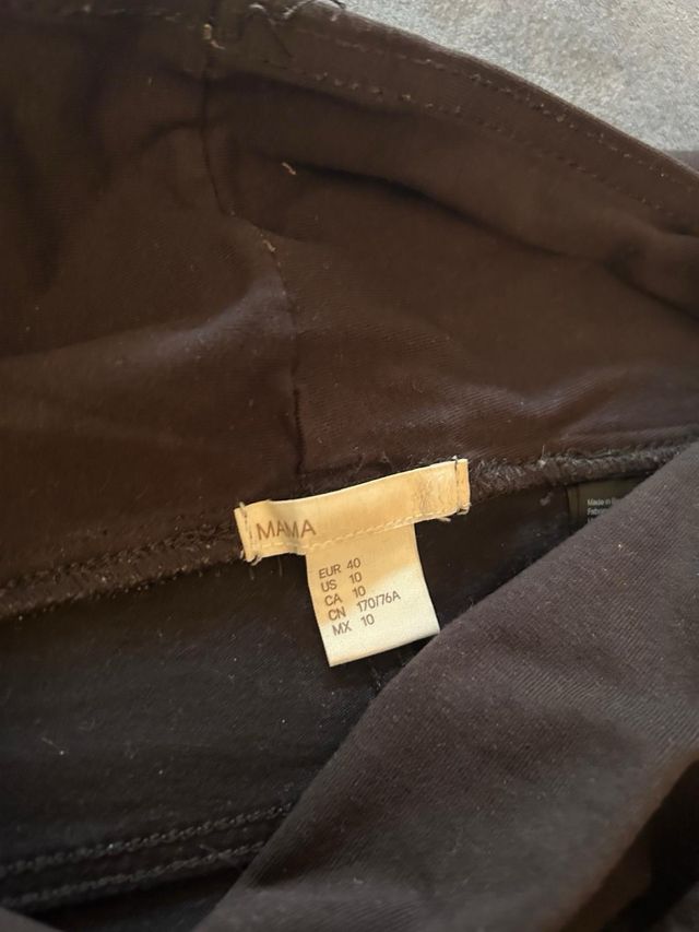 Pantalón premamá H&M negro