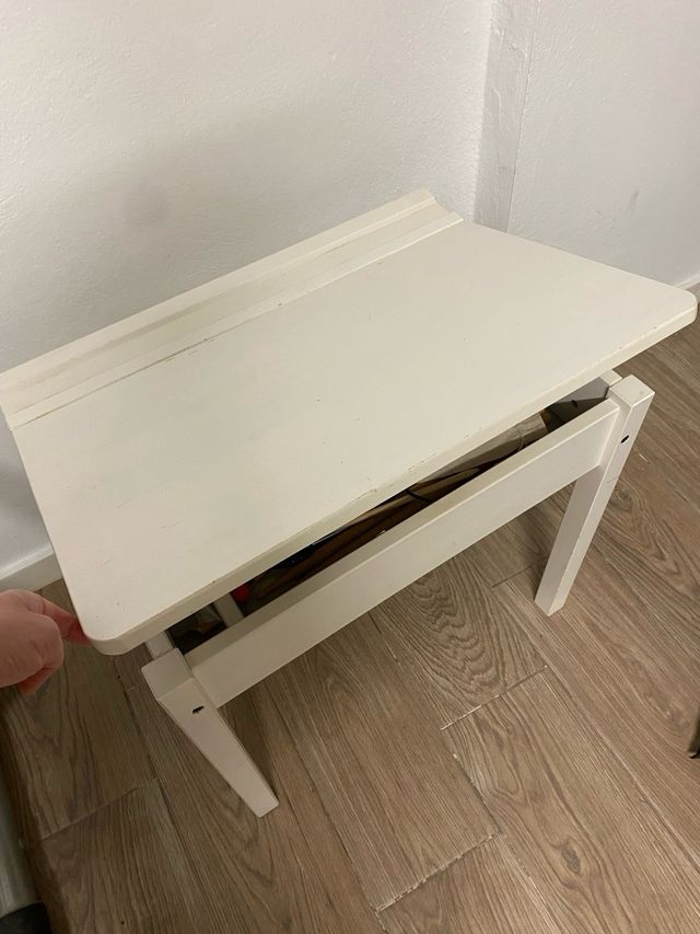 Escritorio infantil blanco 60x45 cm