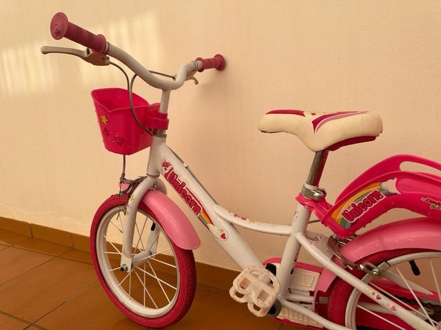 Bicicleta Infantil Unicornio Rosa de 4 a 7 años