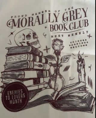Bolsa de tela Morally Grey Book Club