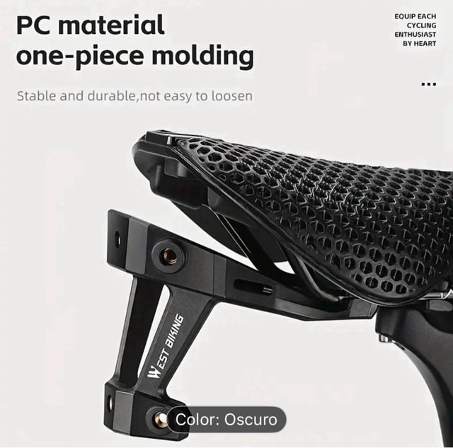 Adaptador Portabotellas Sillín Bici Negro