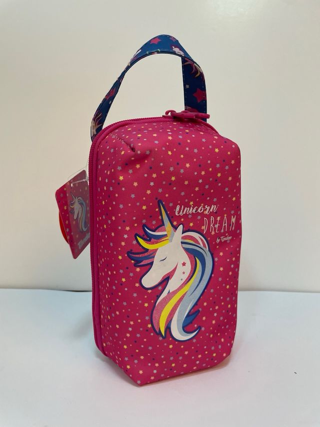 Bolso Neceser Unicornio Rosa