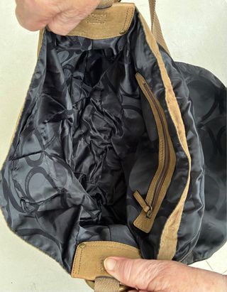 Bolso Bandolera Sequoia Paris Nylon Piel