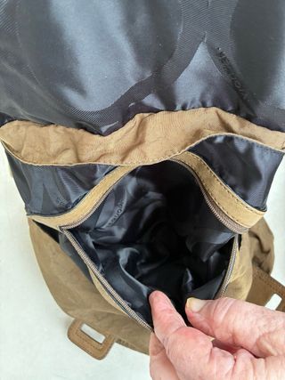 Bolso Bandolera Sequoia Paris Nylon Piel