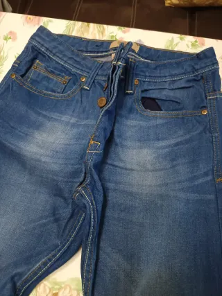 Pantalón vaquero mujer azul
