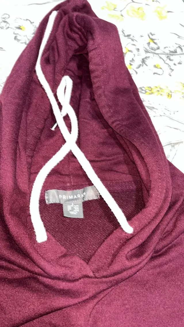 Sudadera granate Primark