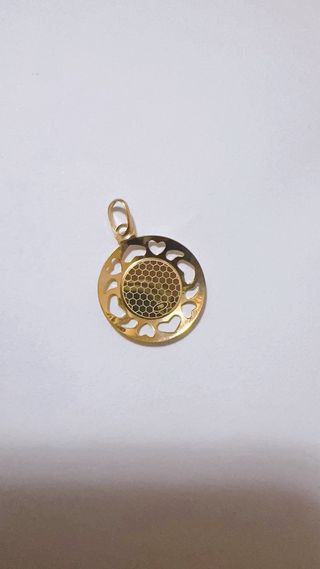 Ciondolo volto di Gesù in Oro giallo 18kt 750