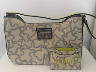 Bolso y cartera Tous original beige y verde
