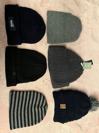 Lote 6 Gorros Invierno unidad a 5€