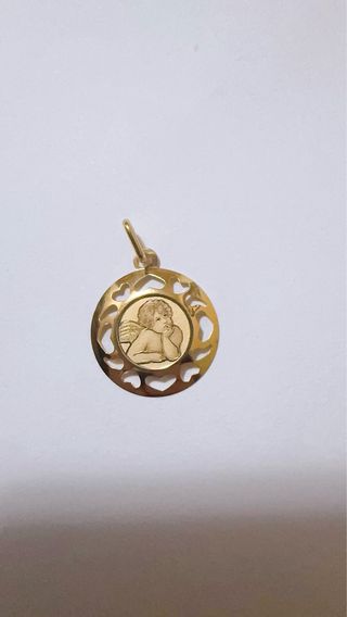 Ciondolo angioletto in oro giallo 18kt 750