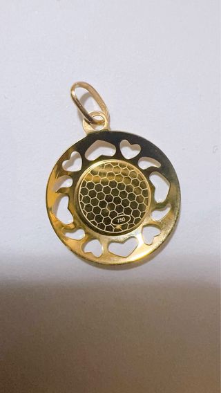 Ciondolo angioletto in oro giallo 18kt 750