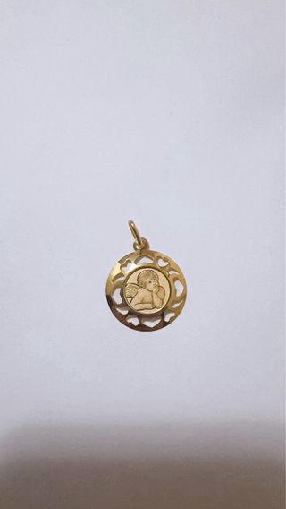 Ciondolo angioletto in oro giallo 18kt 750