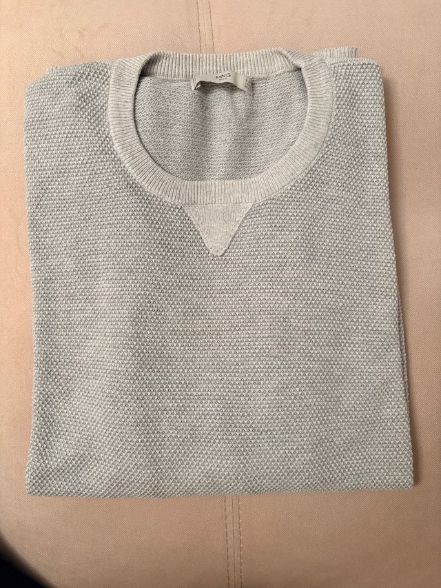 Jersey gris Mango hombre Talla L