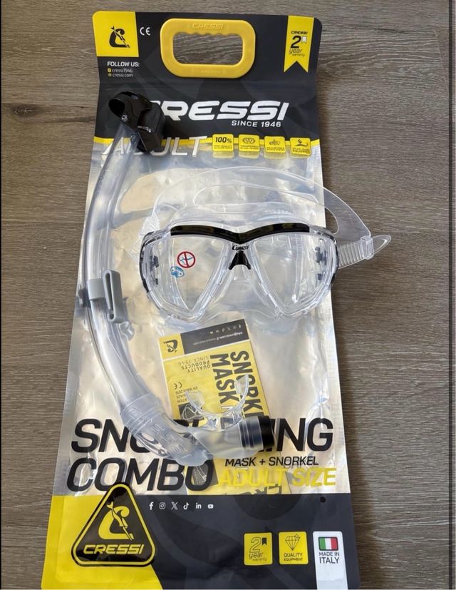 Set Maschera Big Eyes e Snorkel CRESSI