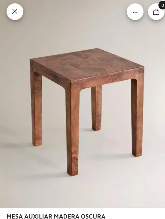 Mesa Auxiliar Madera ZARA HOME