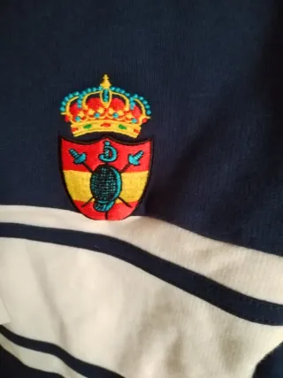 Sudadera Silbon Mujer Talla XS Azul y Blanca