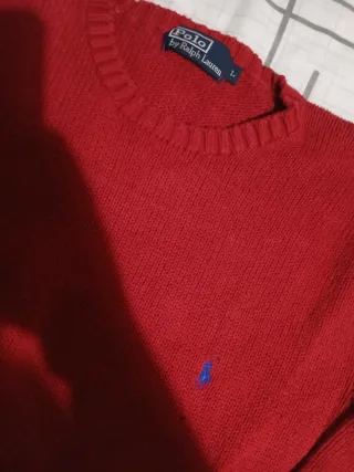 Jersey Polo Ralph Lauren Rojo Talla L