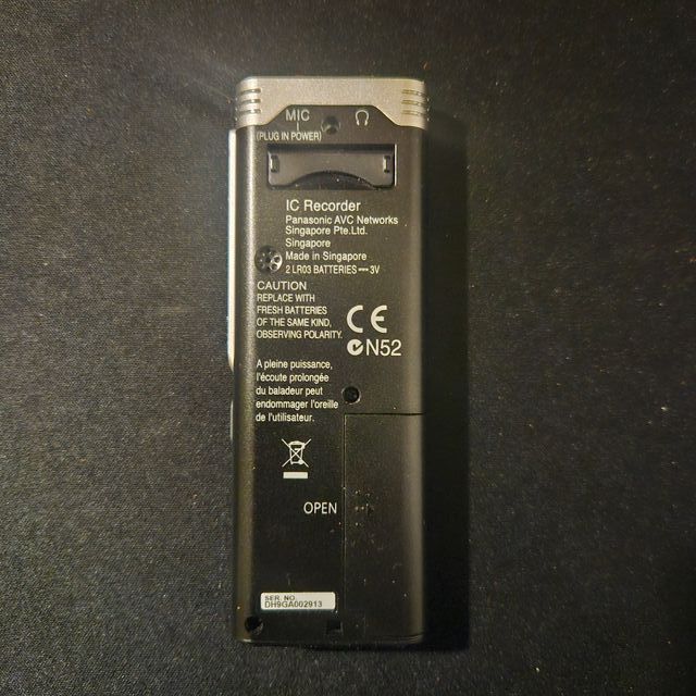 Panasonic RR-US590 Registratore Digitale MP3