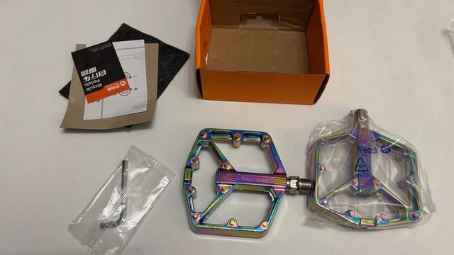 Pedales Bici Aluminio WEST BIKING Arcoíris