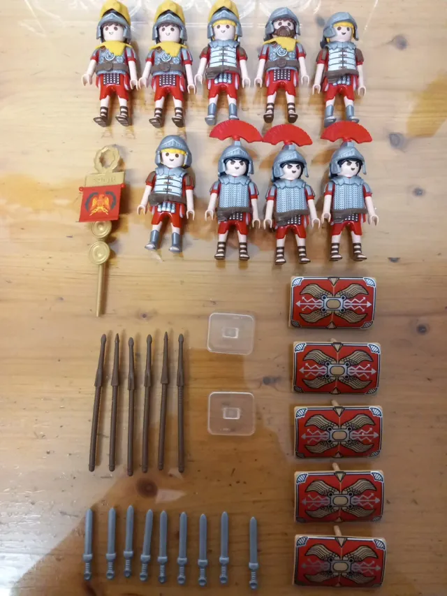 Playmobil 9 Romanos Soldados y Accesorios