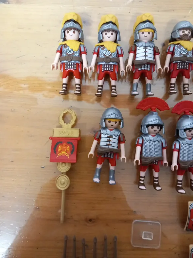 Playmobil 9 Romanos Soldados y Accesorios