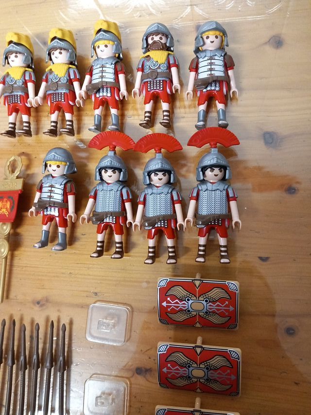 Playmobil 9 Romanos Soldados y Accesorios