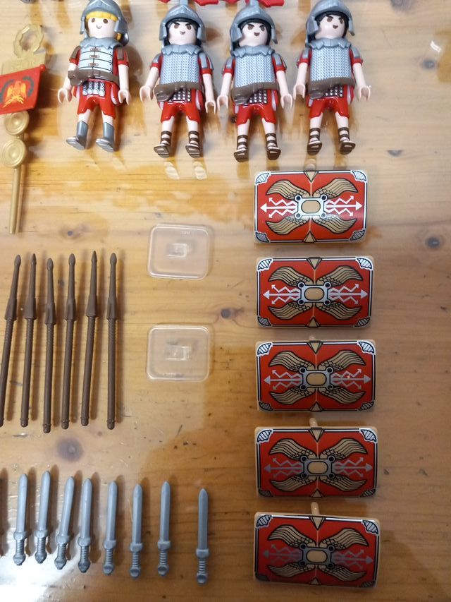 Playmobil 9 Romanos Soldados y Accesorios